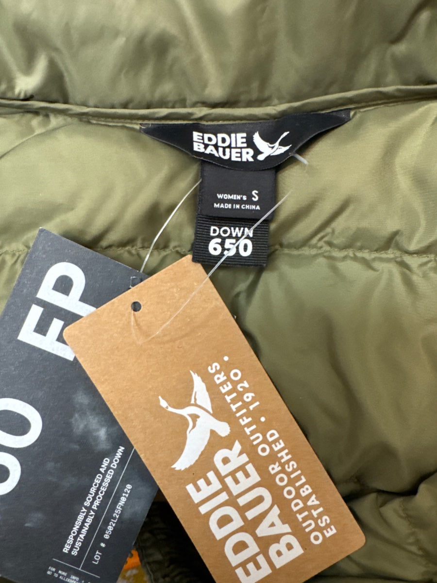 Eddie Bauer · Puffer Goose Down Cirrus Lite 650 FP · Small · Olive
