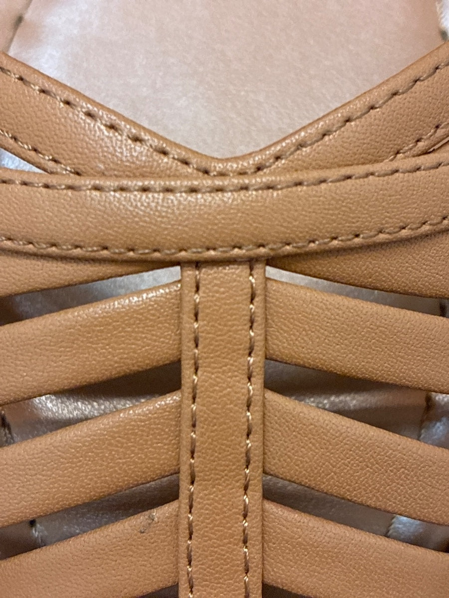 Talbots · Ansly Fisherman Sandals · 7 · Tan Leather