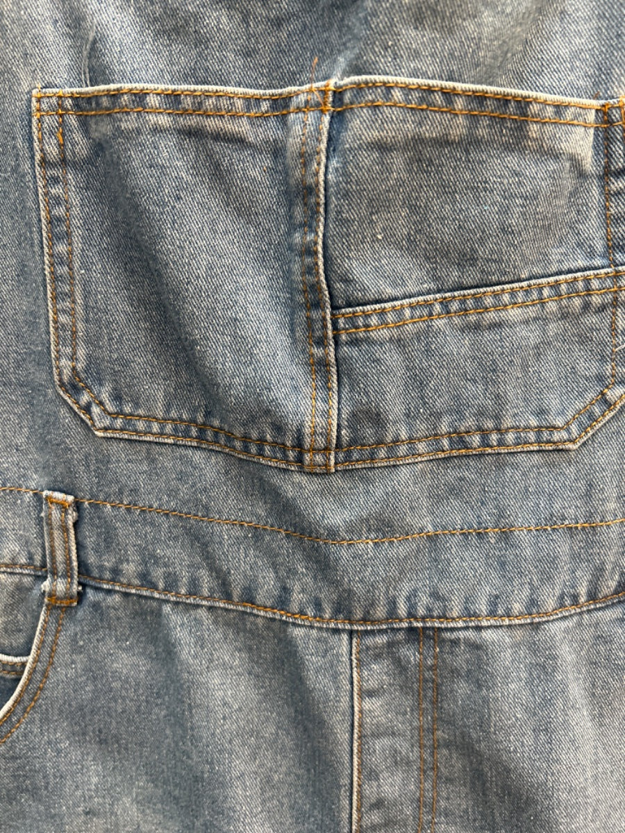 FashionOveralls · Shortie Overalls · Medium · Blue