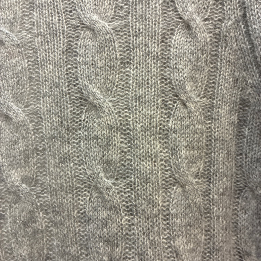 White&Warren · Elbow length sleeve, long open cardigan · Medium · Gray