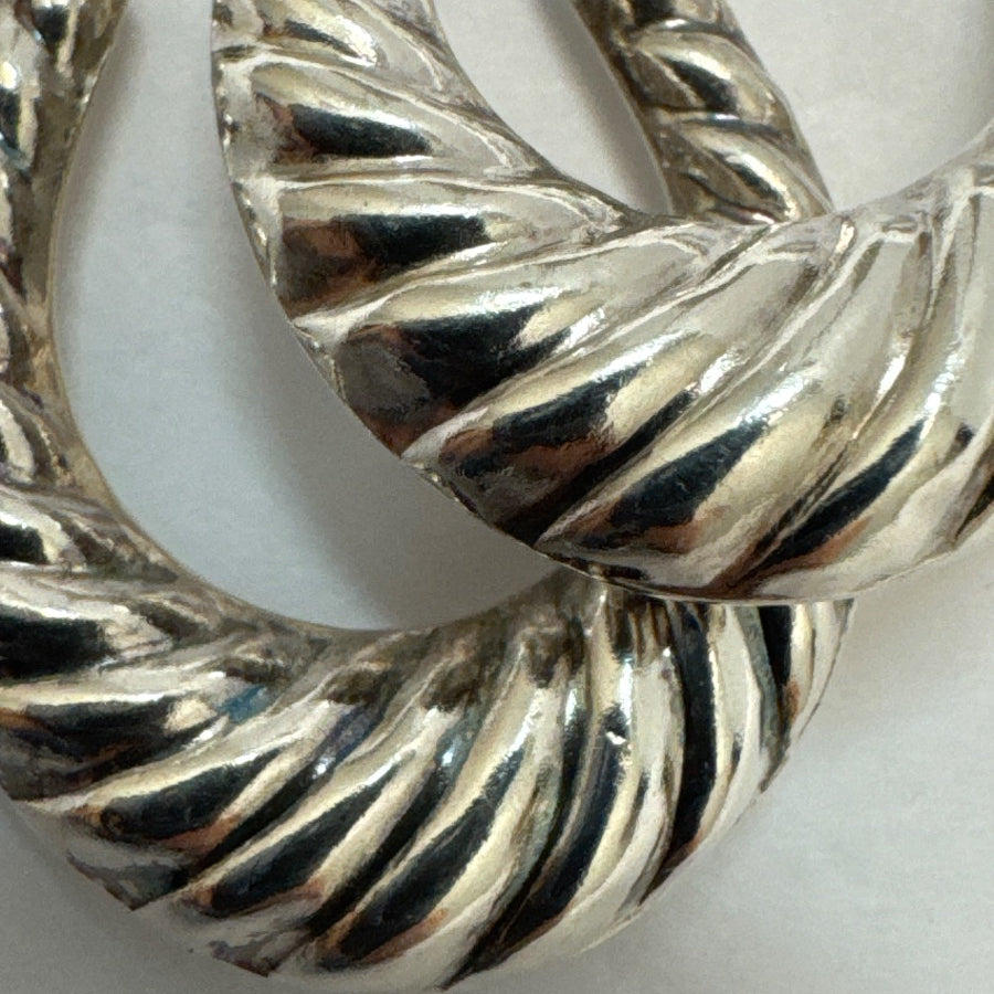 .925 Shrimp Twist Hoop Earrings · Jewelry · latch-back · sterling