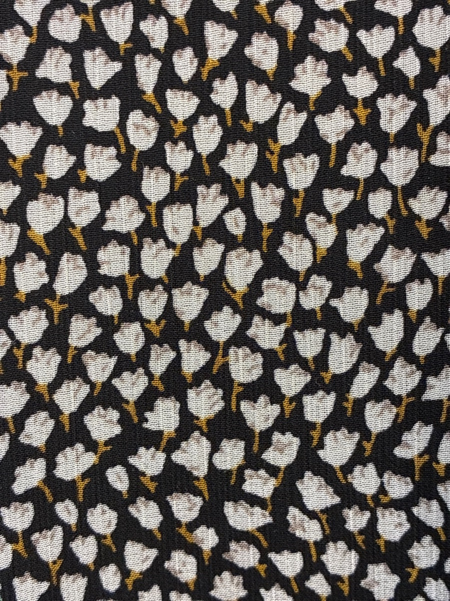 LOFT · Boho Chic Top · Large · Black/White Floral