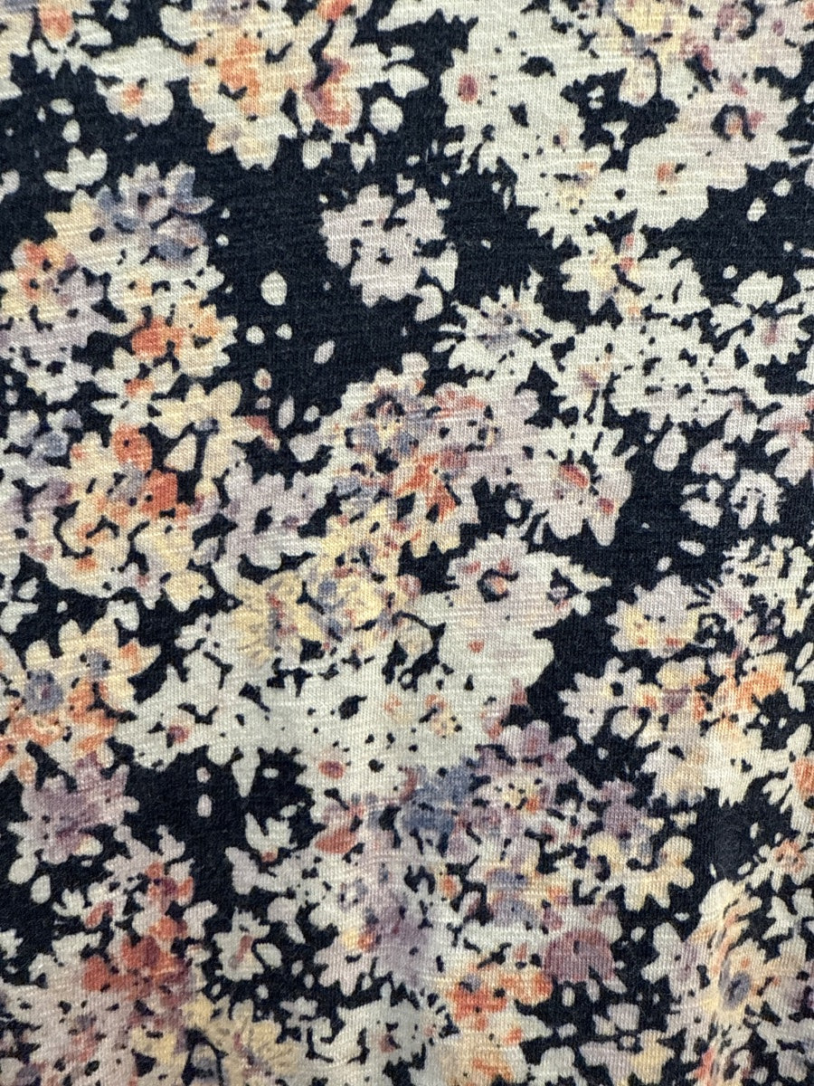 J Jill · Tunic Top · Medium · NavyFloral