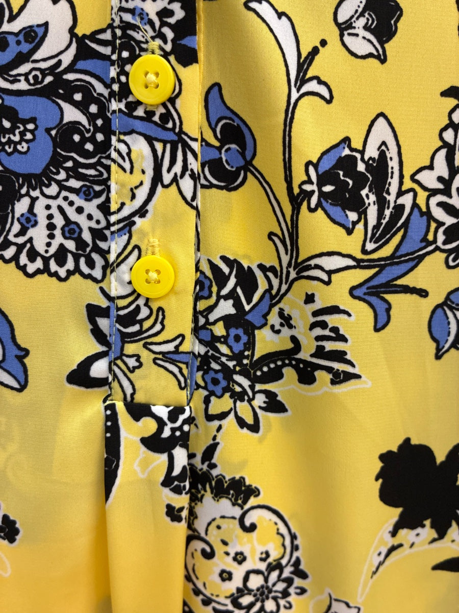 Dana Buchman · Sleeveless Top · XLarge · Yellow Multi