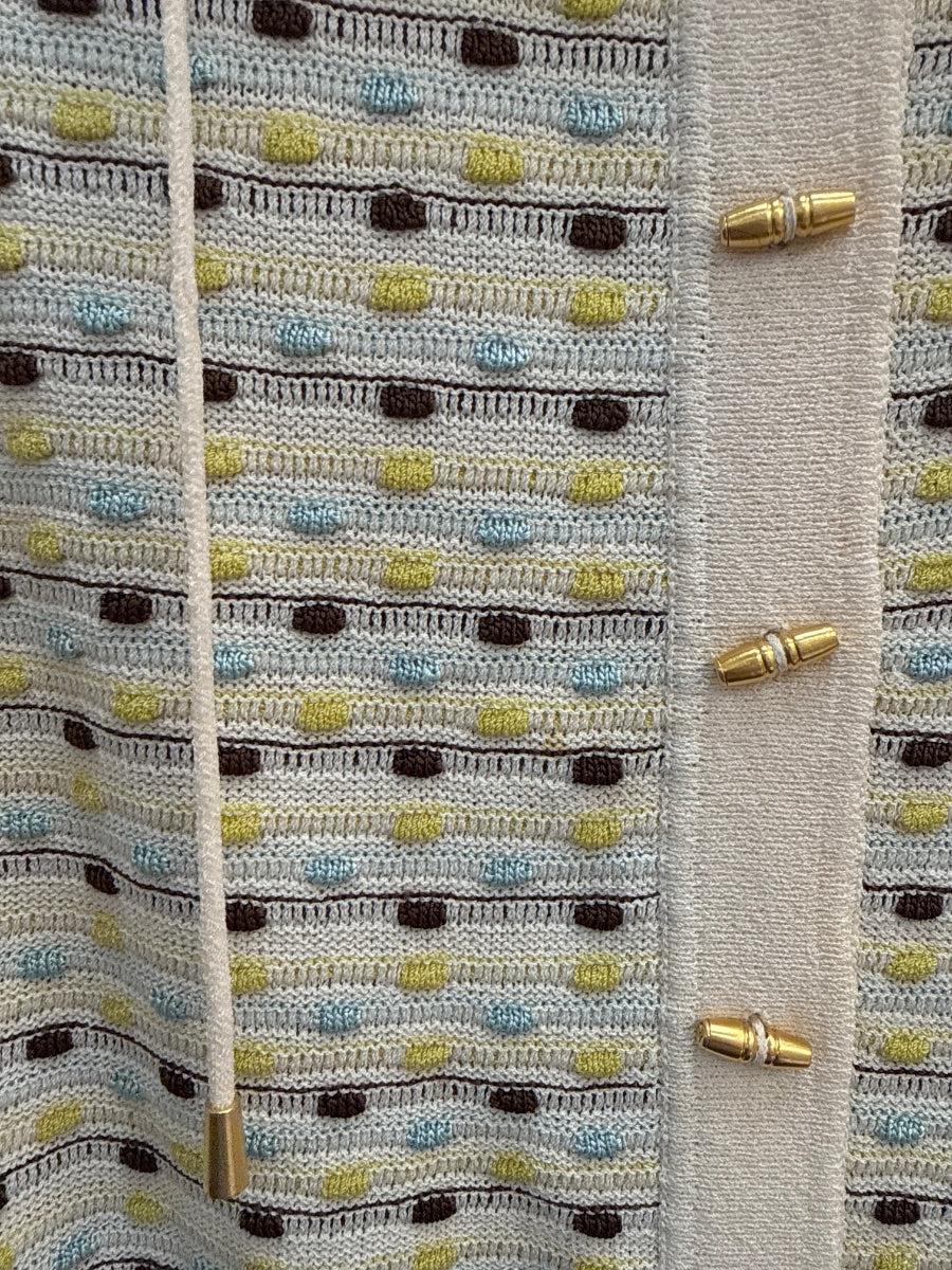 St John · Button up cardigan · Large · CreamMulti
