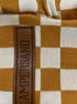 AMPERSAND · Checkered Hoodie · L/XL · Brown and White