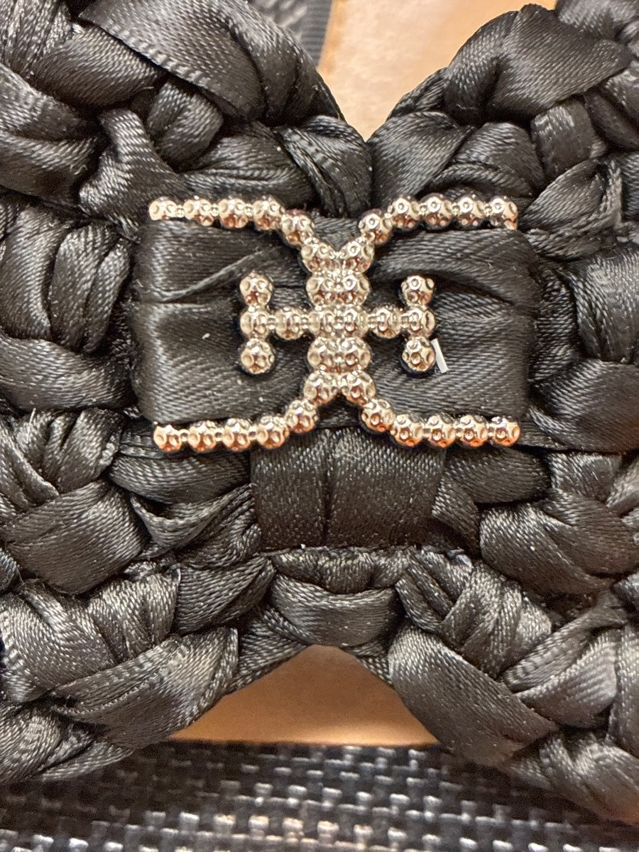 Sam Edelman · Paisley Braided Sandal · 7 · Black