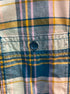 Duluth · Roll Tab Shirt · Medium · TealMint Plaid