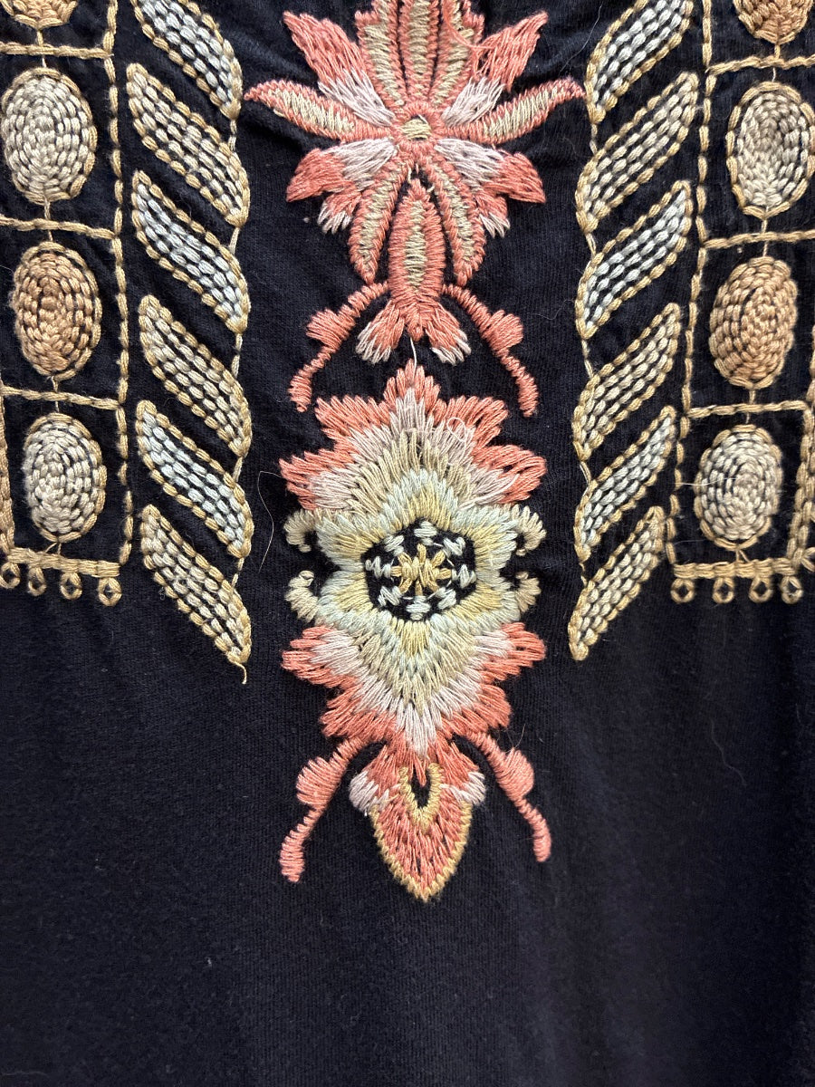 Johnny Was · BlkMulti Embroidered · Medium · Black