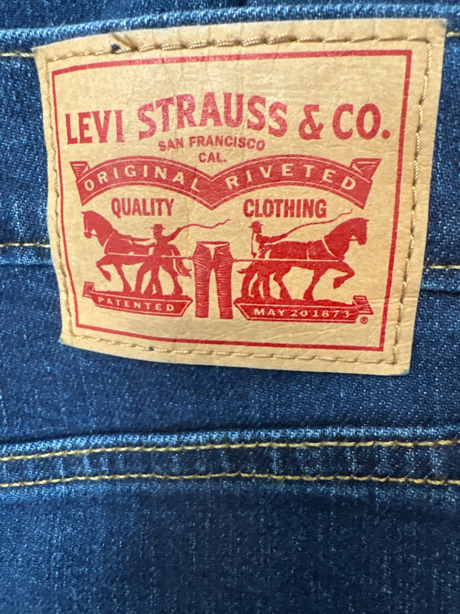 Levi's · Hi Rise Wide Leg Jeans · 12 · Denim