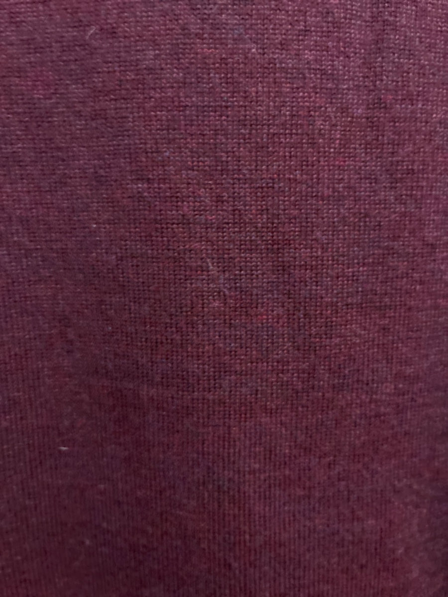 LandsEnd · Split Neck Style · 1X · Burgundy