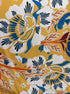 Dantella · Balloon Sleeve Side Tie Top · Large · Yellow Floral