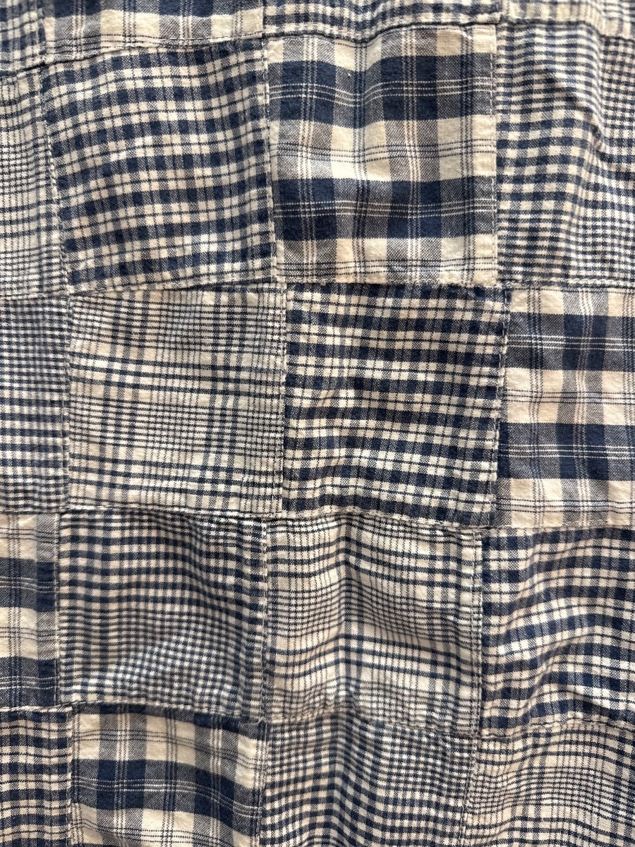 RalphLauren · Sleeveless Button Up · S/M · BlueWhite Plaid