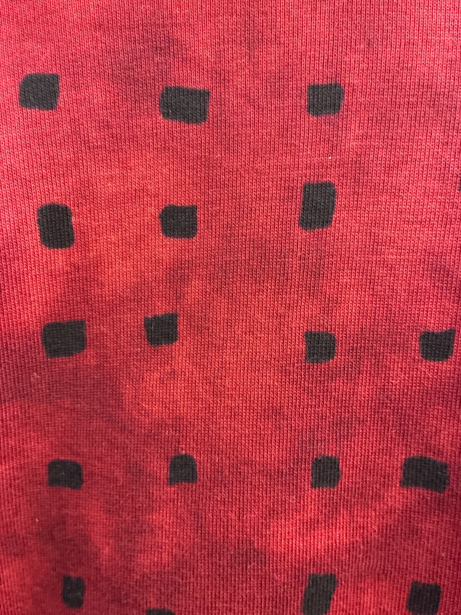 Habitat · Lots of dots Mock Neck · XLarge · Red/Black