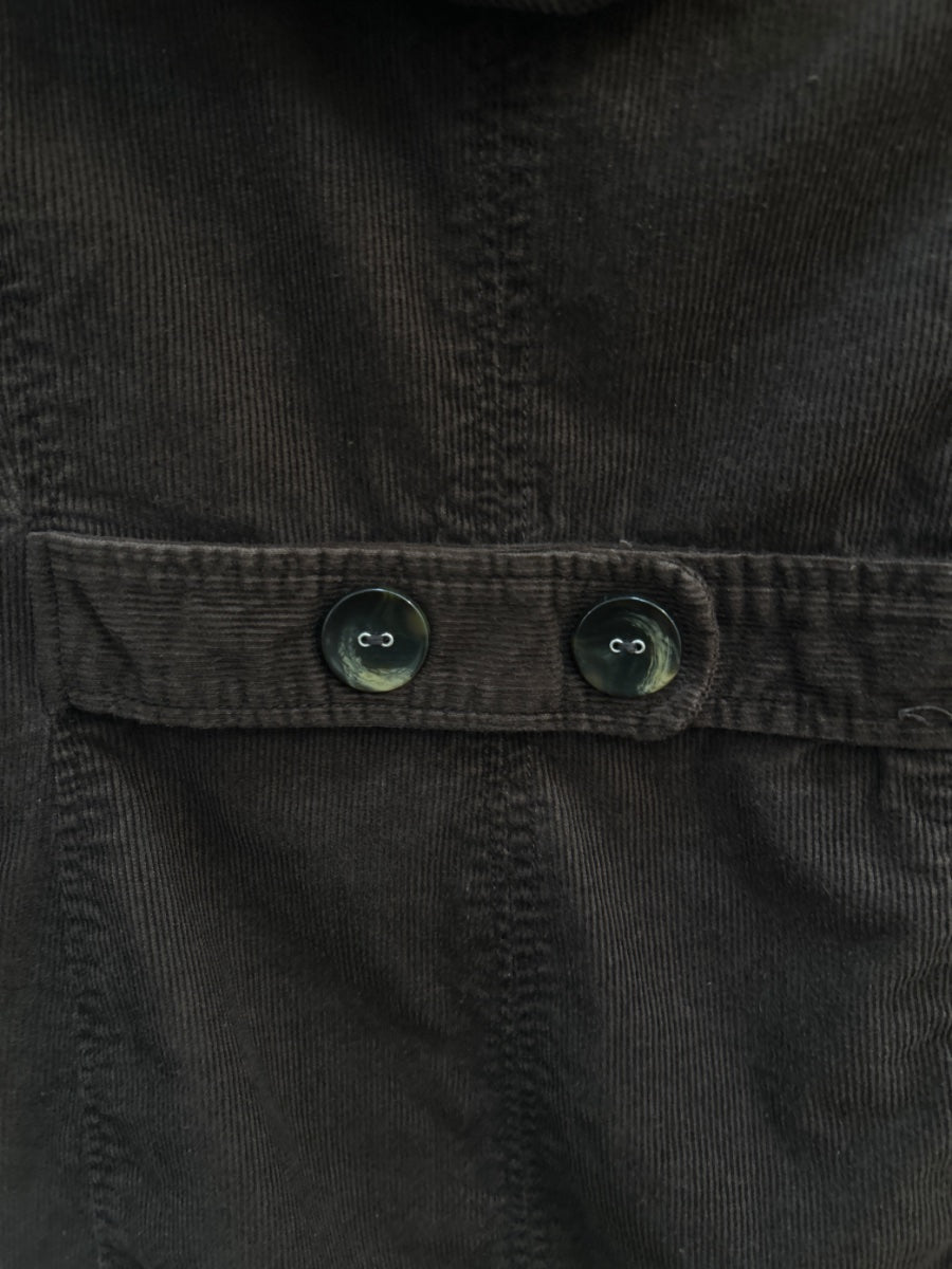 Sonoma · Hooded Double Breasted · Small · Chocolate