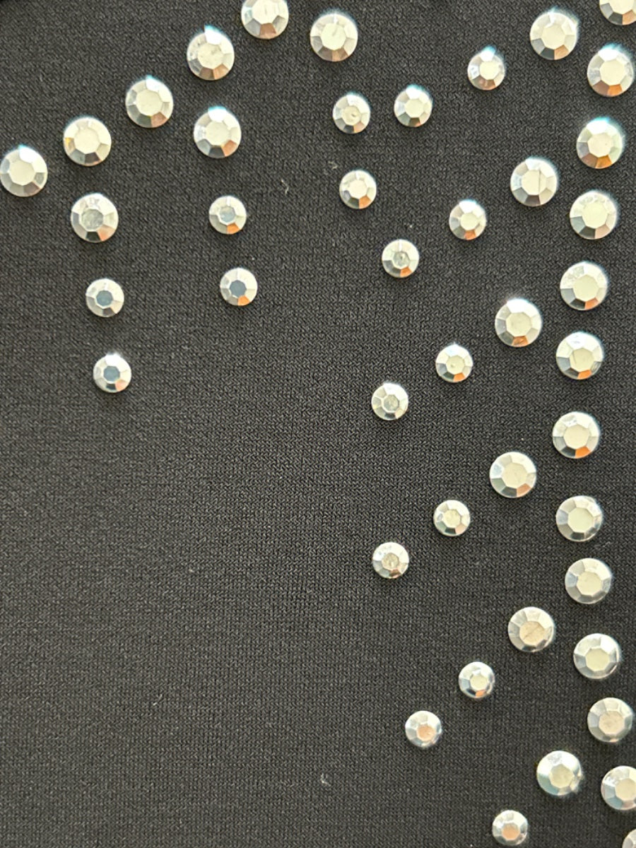 Chelsea & Theodore · Black Silver Studded · Medium · Black