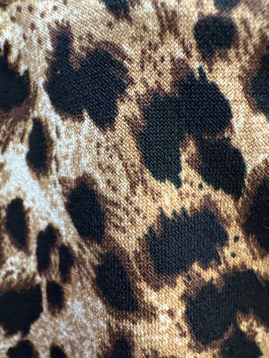 INC · LongSleeve Top · Large · Cheetah