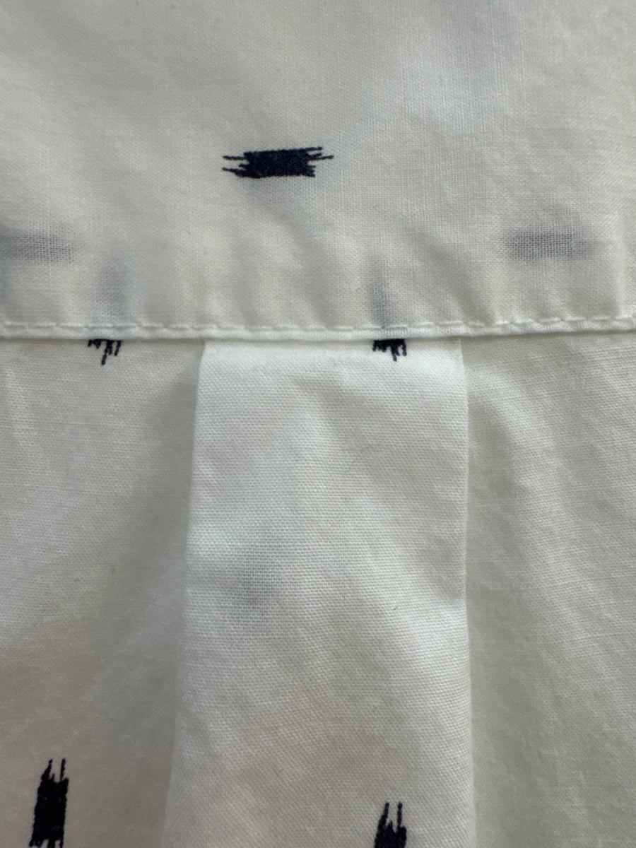 Garnet Hill · Shirt · 8 · WhiteNavy