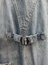 JUST BLUE · Shortie Overalls · Large · Vintage Blue