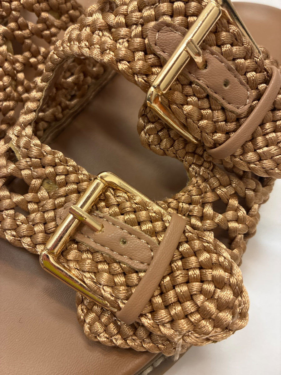 Joie · Weaver Macrame Sandal · 7 · Gold