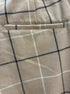 Amanda&Chelsea · Straight Leg Window Pane Pants · 4 · TanBlack