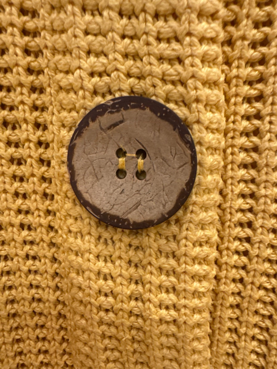 CMC · Button Up Cardigan · XLarge · Maize
