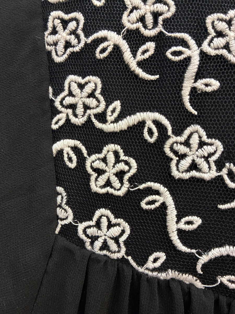INC International Concepts · Boho Top · Medium · Black/White