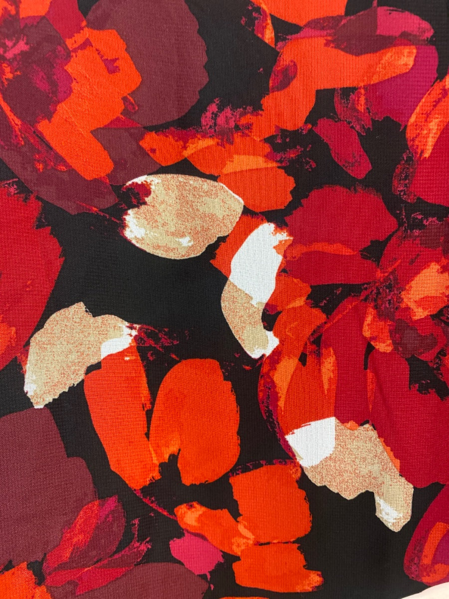 Kasper · Bell Sleeve Top · XLarge · RedFloral