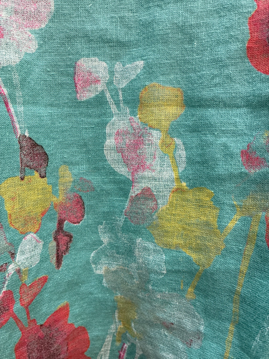 Meo Meii · Seafoam Floral Print · S/M · Seafoam