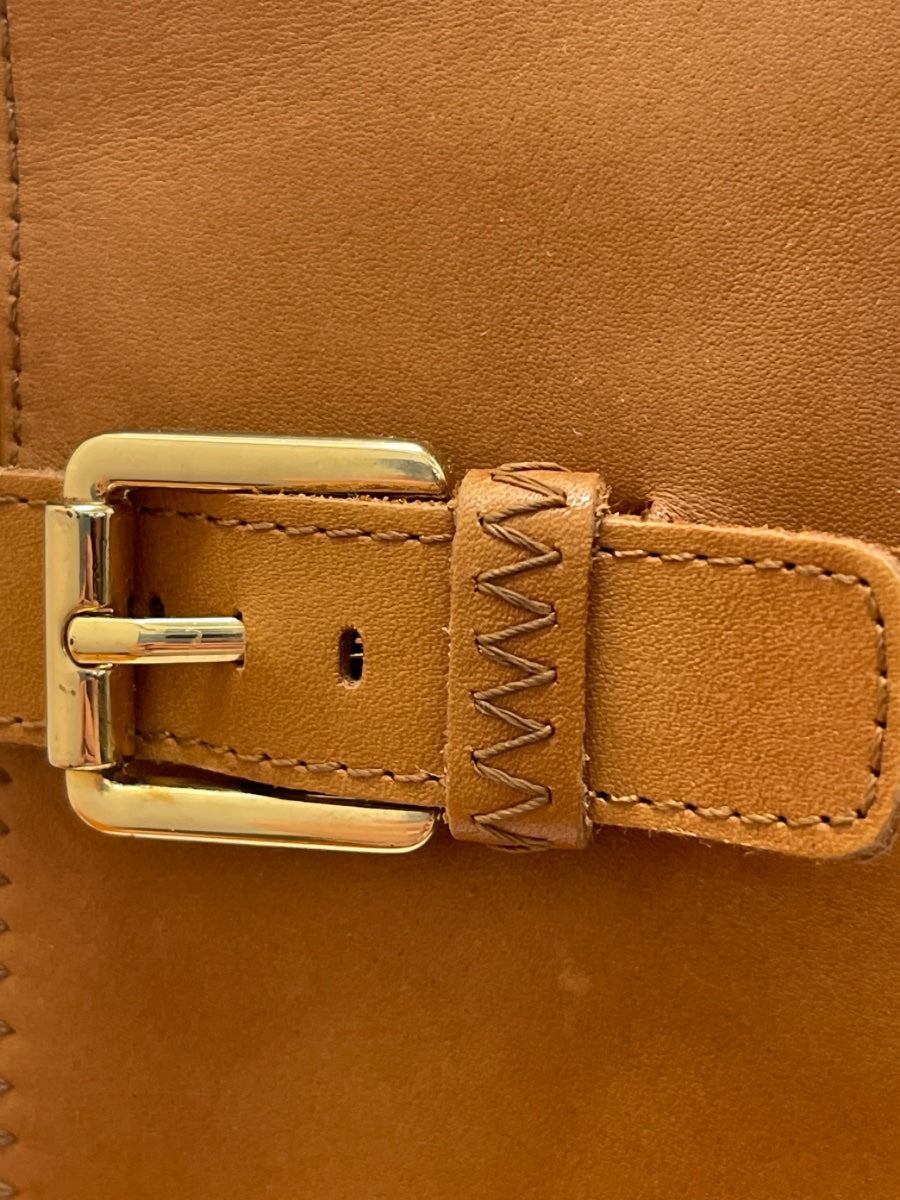 Franco Sarto · Balinboot · 9.5 Wide · Cognac