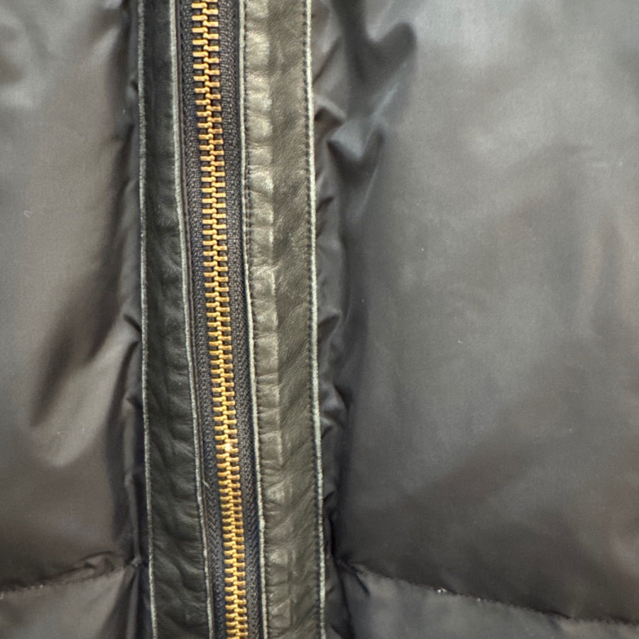 Eileen Fisher · Hooded down quilted puffer jacket · Medium · Black