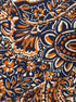 MSK · Sleeveless Dress · Medium · Navy Orange
