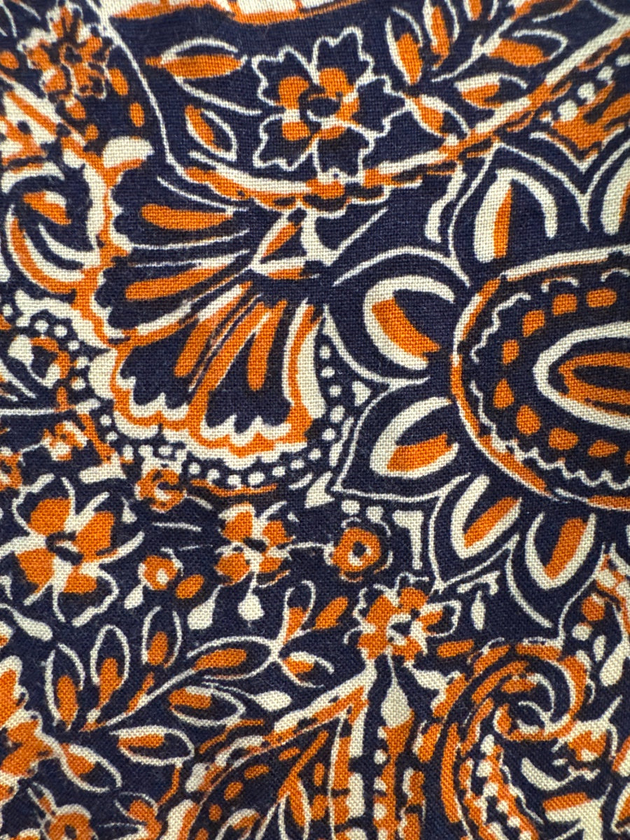 MSK · Sleeveless Dress · Medium · Navy Orange