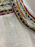 See and be Seen · Cap Sleeve Top · Large · White Multi
