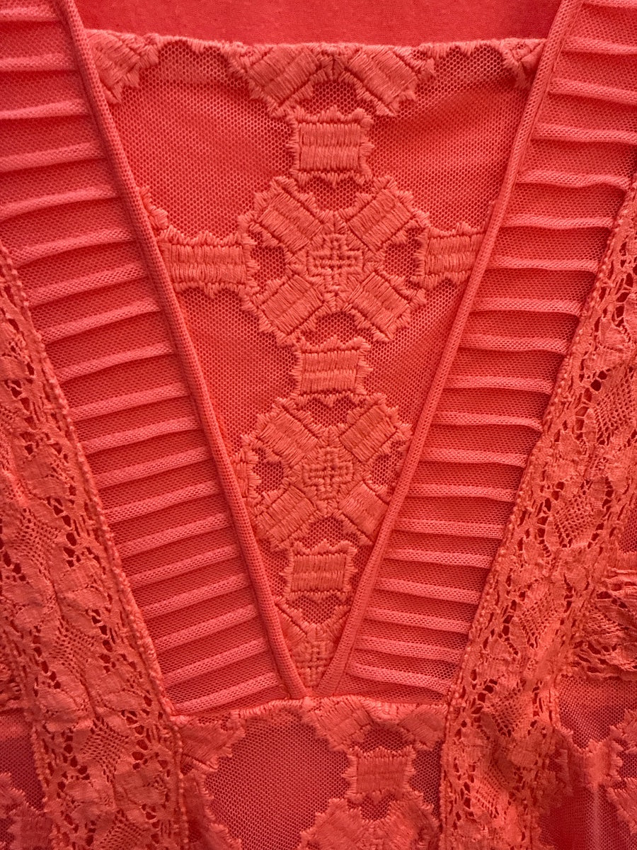 Sundance · Romantic Gesture Sleeveless Dress · 8 · Coral