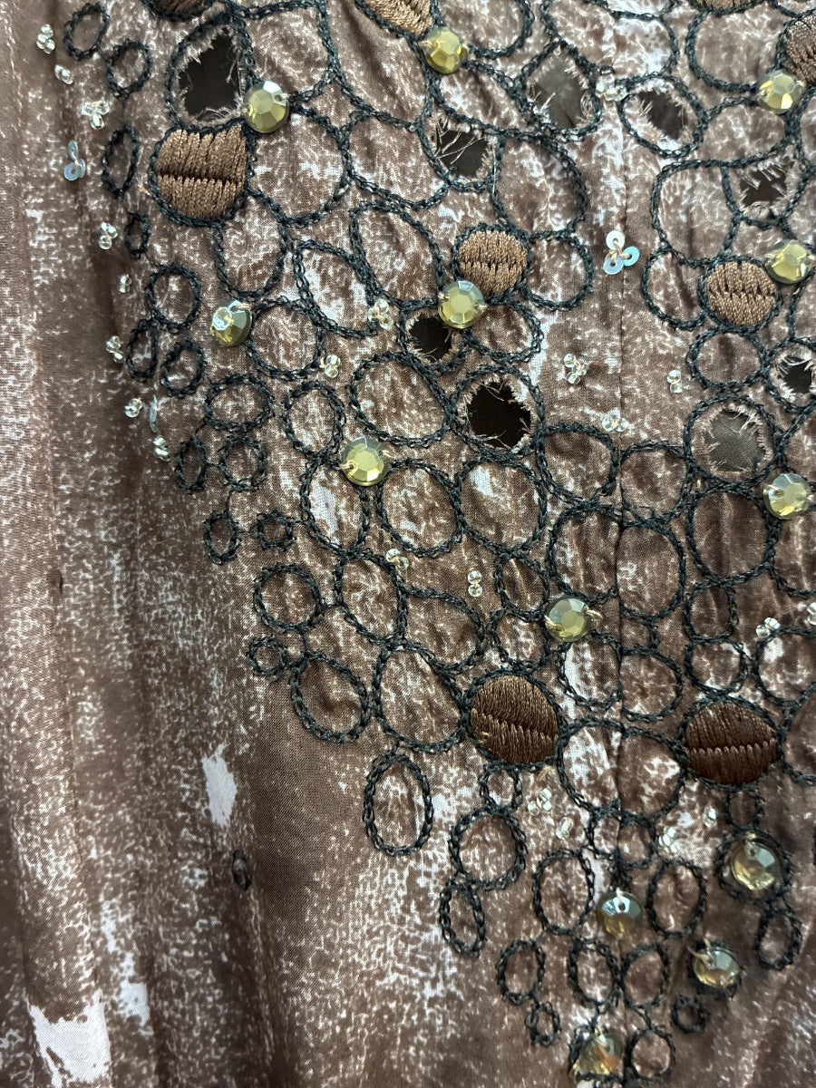 Anthropologie · Blue Tassel · Medium · Brown
