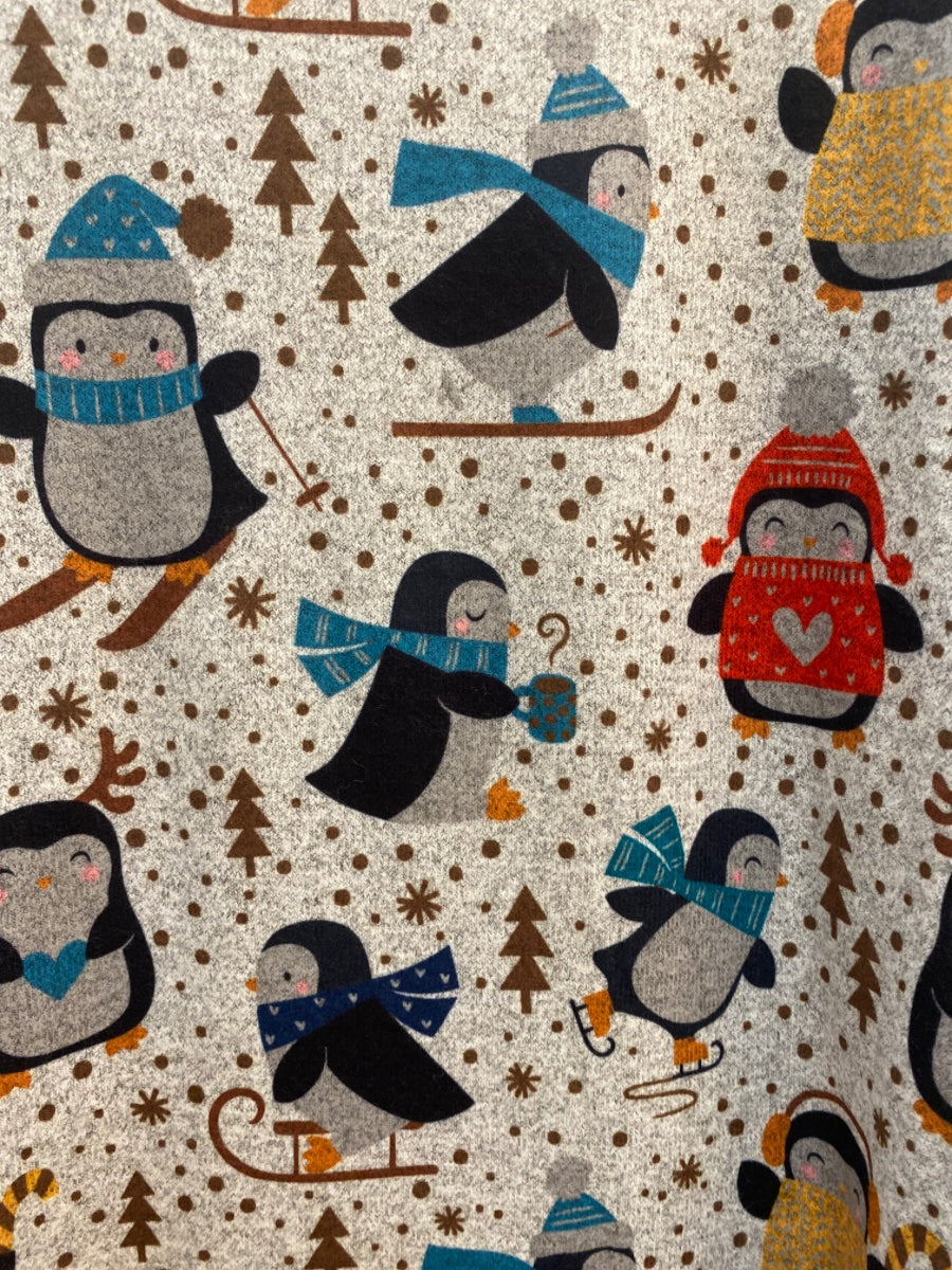Shana · Winter Penguin Design · 2X · GrayMulti