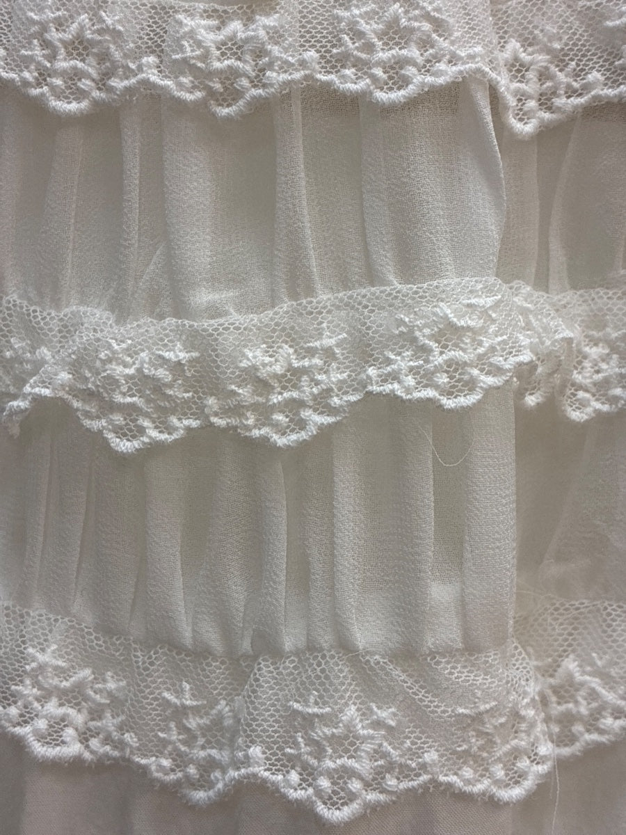 Sundance · Boho Chic Top Lace Trim · Large · White