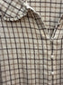 Jane&Delancey · Peter pan collar LongSleeve Shirt · Medium · Beige Brown Plaid