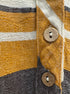 BKE · Shirt · XLarge · YellowGray Striped