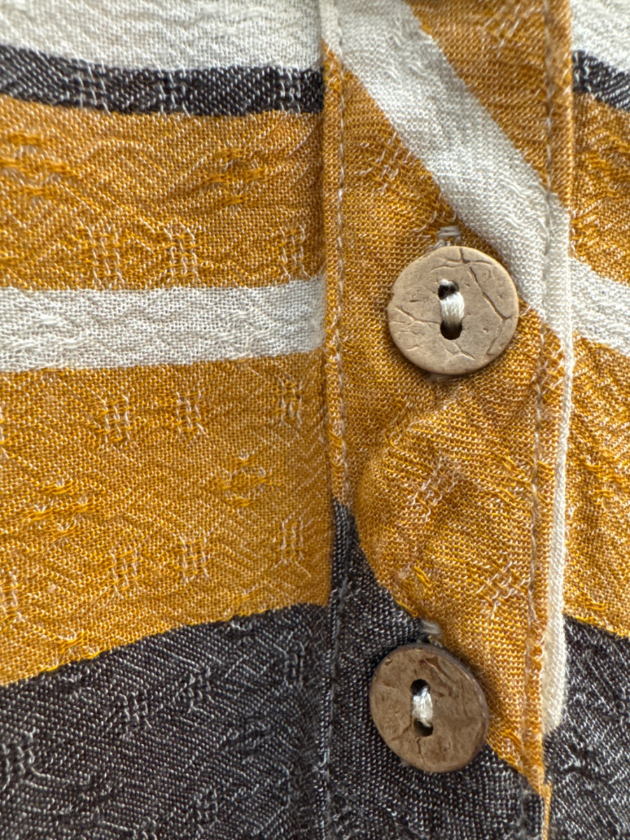BKE · Shirt · XLarge · YellowGray Striped