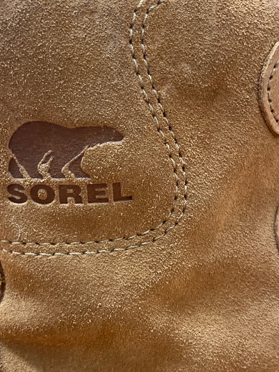 Sorel · Explorer II Joan Waterproof Boots · 9.5 · TanWhite