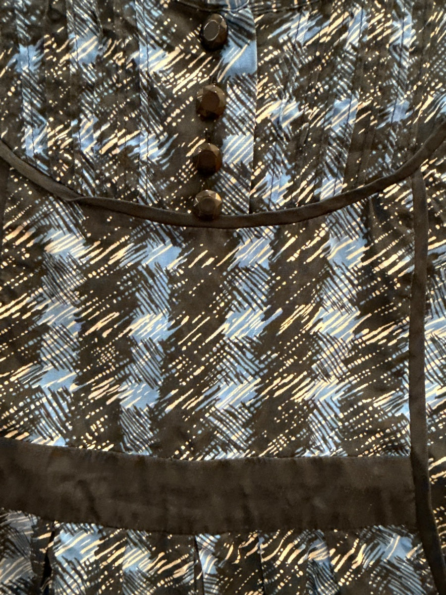Odille · Blouse · 8 · Blue Black