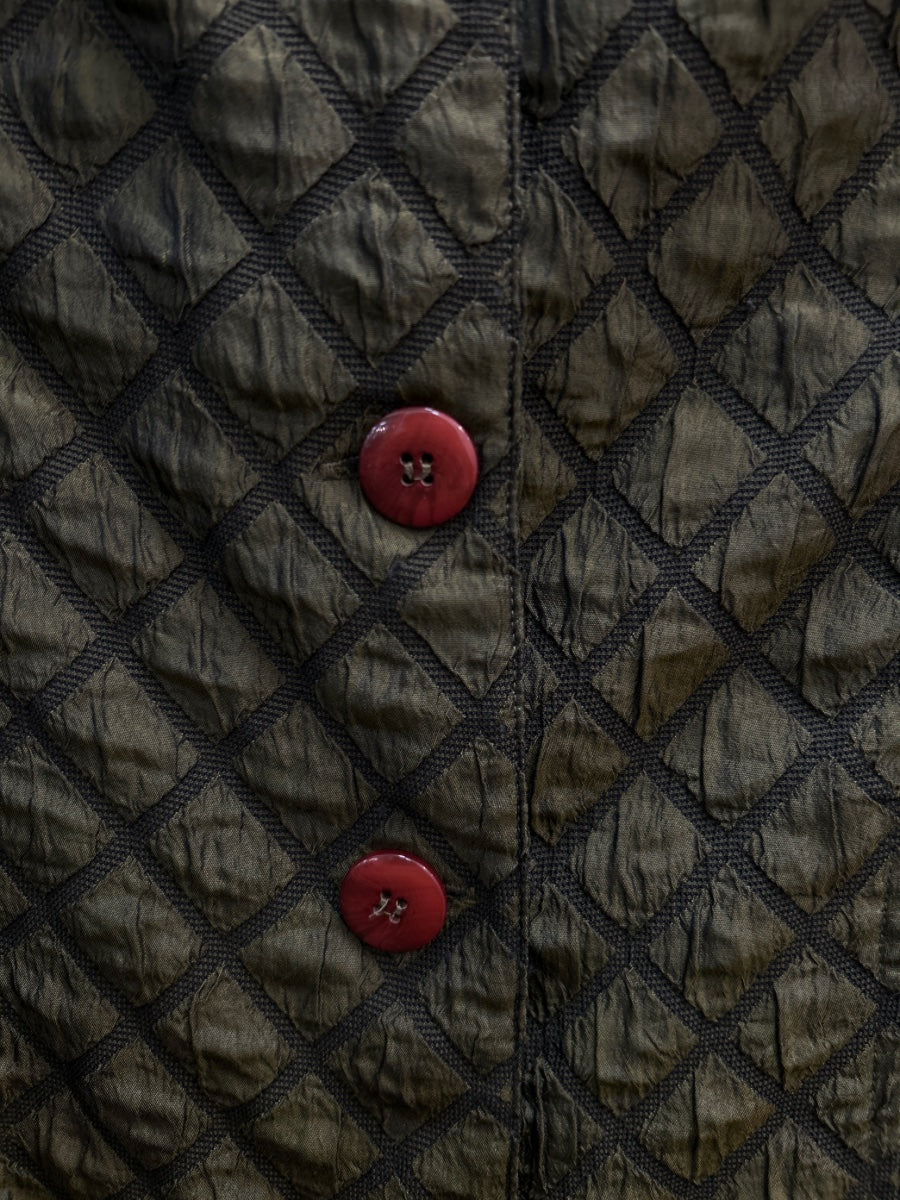 Coldwater Creek · Quilted Jacket · MediumPetite · Olive Iridescent
