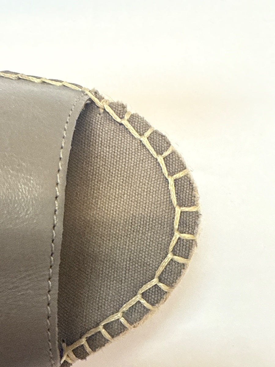 Clarks · Petrina Wedge Sandal · 7 · Stone