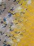CAbi · Offsides Floral Blouse · XLarge · GrayYellow Floral Print