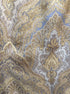 Brooks Brothers · Paisley Print Wrap Skirt · 14 · BeigeBlue