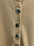 Quince · Button Up Cardigan · Medium · Cognac