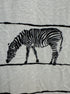 Jane&Delancey · Roll Tab Shirt Zebras Grazing · Large · White/Black