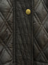 EllenTracy · Gray Faux Fur Trim Hooded Quilted · 2X · Gray